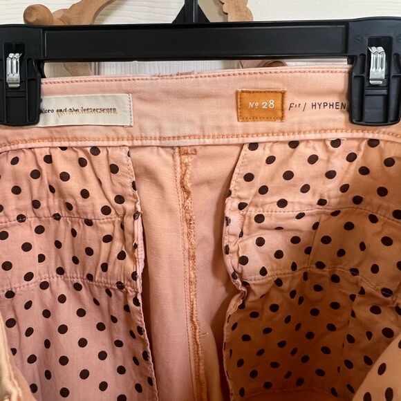 Pilcro Light Pink Chino Pants, business casual, preppy - Picture 6 of 7